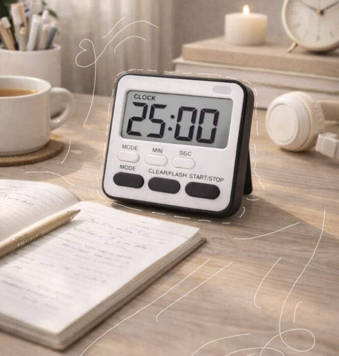 Screenshot Pomodoro Technique Timer: ADHD-Friendly Strategies for Focus and Productivity